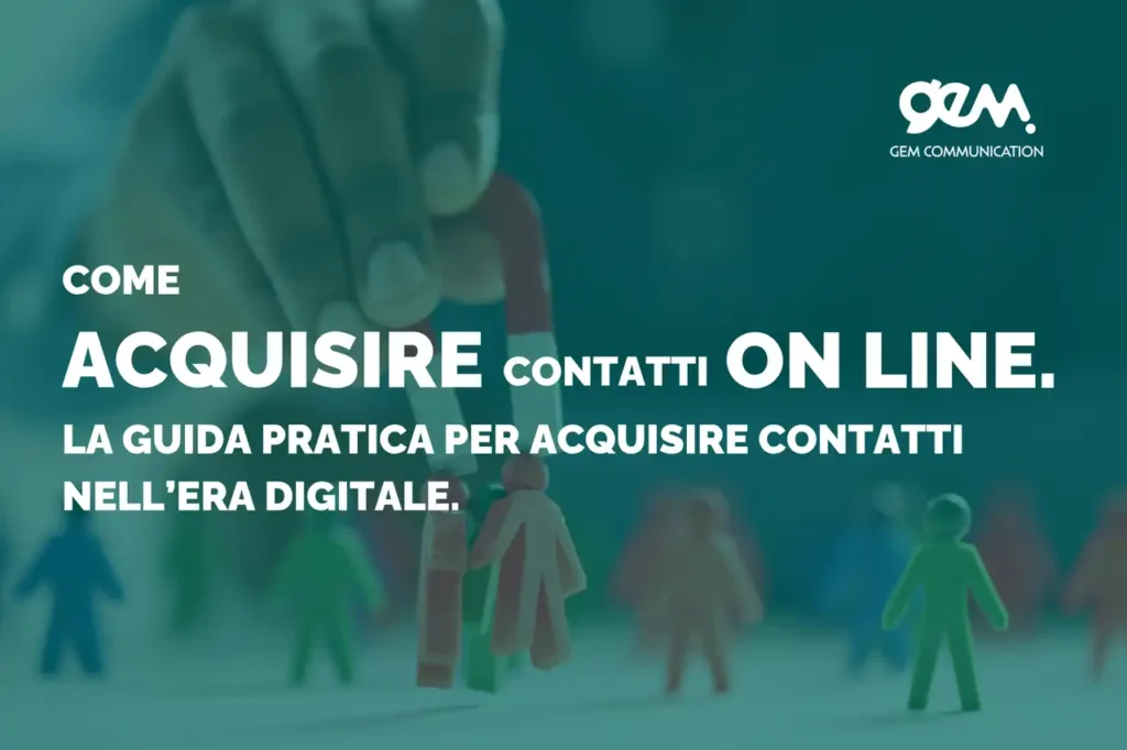 acquisire contatto online